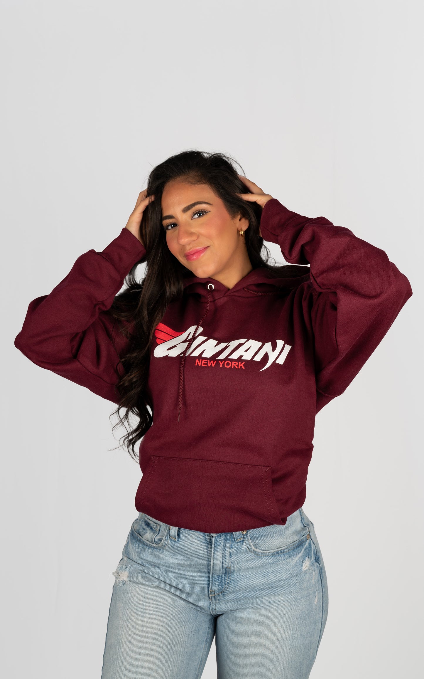 Maroon Gintani NY Hoodie