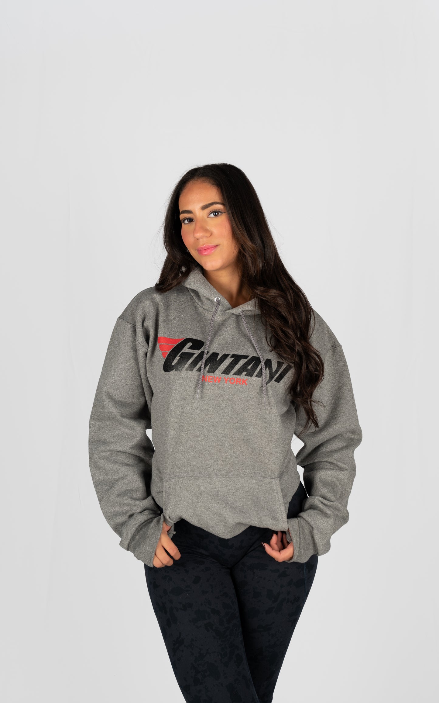 Heather Gray Gintani NY Hoodie